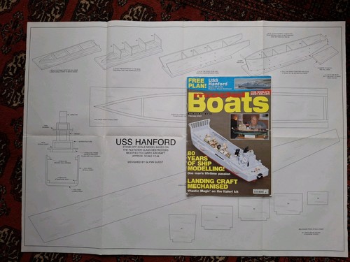 Model boats plans uss hanford - model,