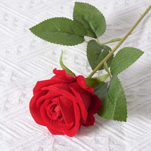 Single silk rose bouquet - single,