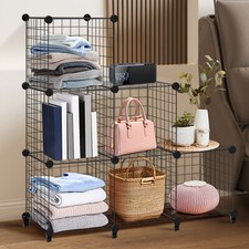 6 Cube Interlocking Storage