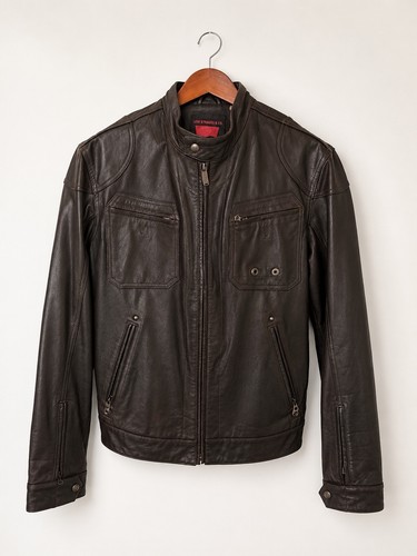 Levi leather jacket cafe - leather, style