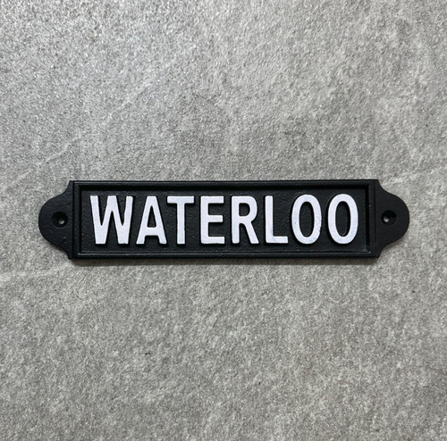 Waterloo sign railway station - waterloo,