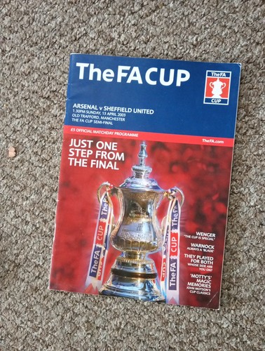 Cup semi final - fa, programmes