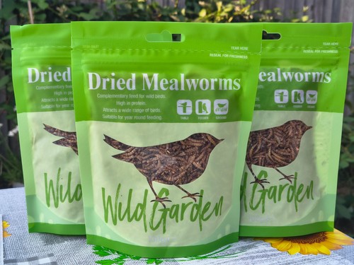 300g dried meal worms - 300g, wild