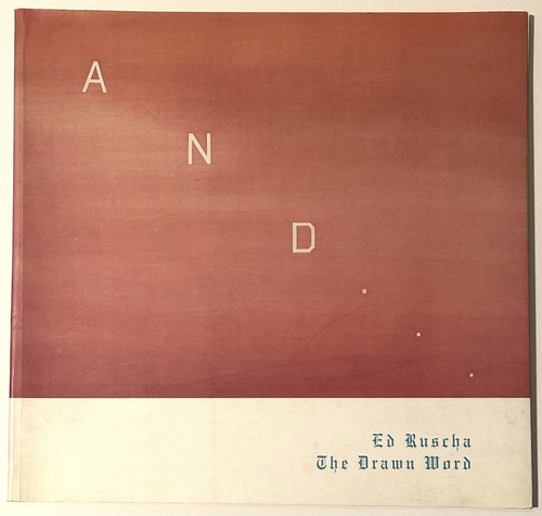 Ruscha the drawn - ruscha, word