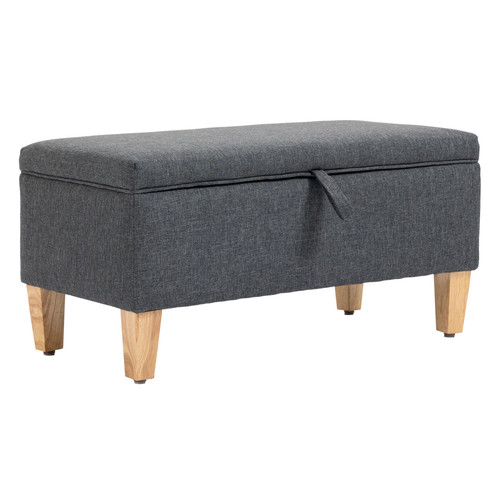 Linen storage ottoman - linen,