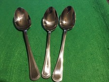 FREE POST VINERS STAINLESS PARISH BEAD 222mm SERVING SPOONS SOLD INDIVIDUALLY bx