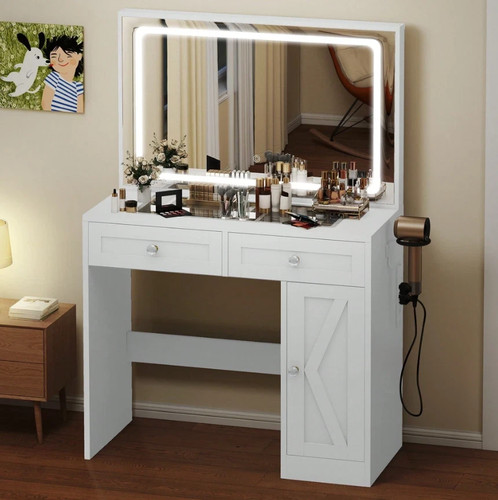Dressing table with - with, led
