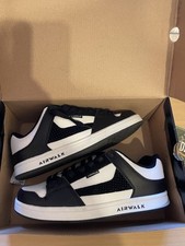 Airwalk Rock Low Black White Men’s Skater Shoes Size UK8 In Great Condition