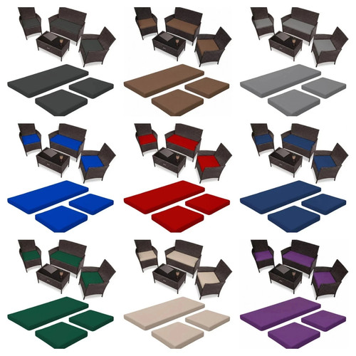 Rattan chair cushion set - set, seat