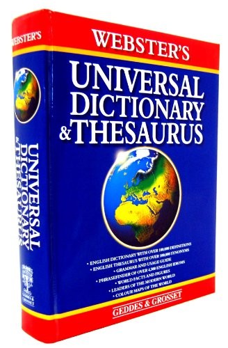 Webster universal dictionary - universal,
