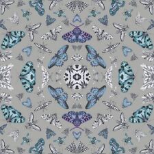 Glitter Bug Silver Butterfly Wallpaper – Sparkling Shimmering Silver-Classy