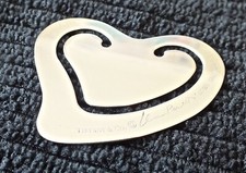 TIFFANY & Co/Elsa Peretti Heart Money/Bill clip/Book Marker