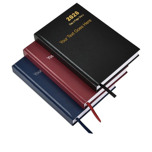 Personalised text 2026 diary - personalised,