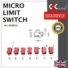 Micro Limit Switch Hinge Roller Lever CNC Router Plasma 3D Printer NO NC UK FAST