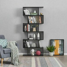 6 Tier S Shape Bookcase Unit