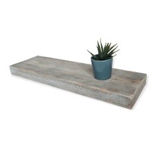 Rustic Floating Shelf Grey