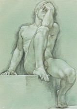 Paul Cadmus : Male Nude