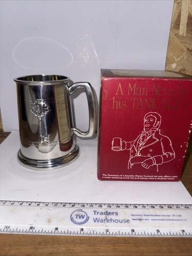 Vintage pewter beer - pewter, in