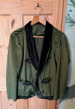 Green Velvet Blazer Jacket