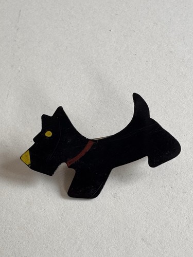 Cute vintage celluloid scotty - cute,