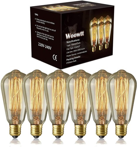 Edison light bulb pack - light,