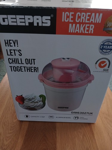 Geepas ice cream maker - ice,