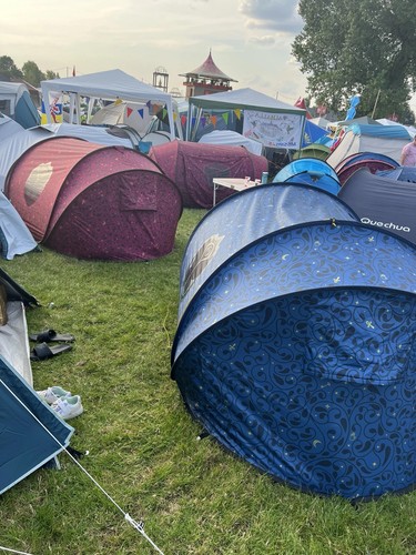 Tomorrowland person camping - tomorrowland,