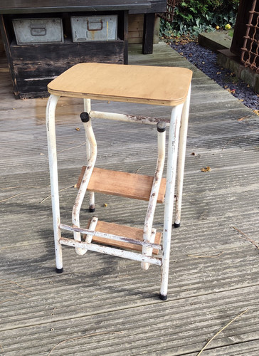 Vintage kitchen step stool - vintage,