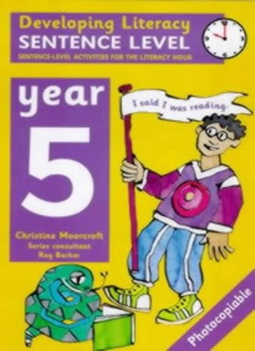 Developing literacy sentence - literacy:,