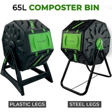65L Garden Compost Bin, Barrel