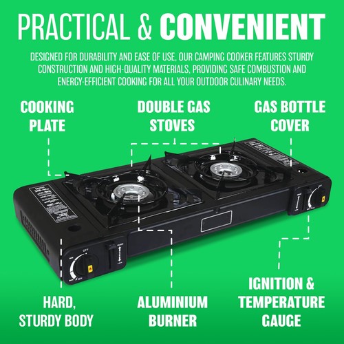 Double gas stove 4 - gas,