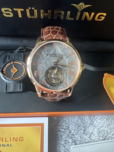 Stuhrling tourbillon watch - tourbillon,