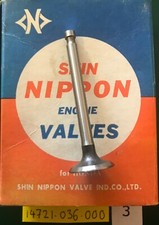 HONDA EXHAUST VALVE 14721-036-000 C50 S65 Z50 SHIN NIPPON CHECK PICTURES