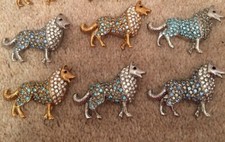 Set Of 6 DESIGNER BLUE MERLE