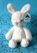 JELLYCAT JELLY CAT LONDON CREAM SMALL NUGGET BUNNY RABBIT 2014 RETIRED SOFT TOY