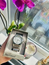 River Island Quartz Movement Stainless Steel Caseback Dress Wrist Watch - Boxed