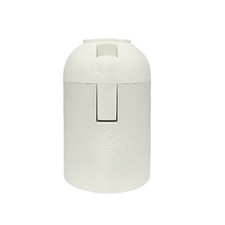 Screw E27 White Plain Holder