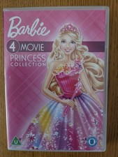 BARBIE 4 MOVIE PRINCESS COLLECTION DVD KIDS