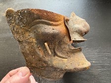 Japanese iron armour face mask