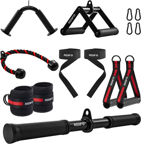 Cable machine attachment set - cable,