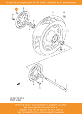 SUZUKI Cap, Axle Rh