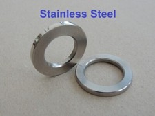 42-6078 + 42-6336 BSA FULL WIDTH HUB REAR WHEEL WASHER, A10  A65  PAIR,STAINLESS