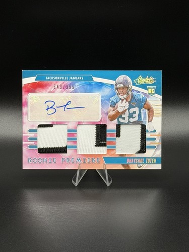 Bhayshul tuten panini rookie - tuten,