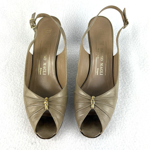 Bruno magli taupe leather - magli,