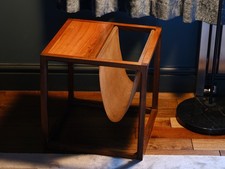 Danish rosewood cube magazine - cube,