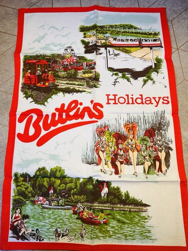 Vintage butlins souvenir tea - souvenir,