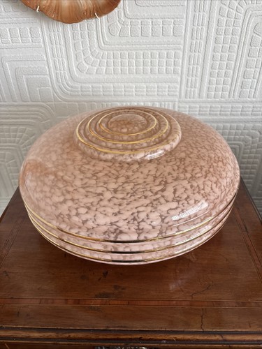Art deco pink - art, mottled