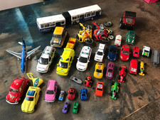 DIECAST CARS VEHICLES PLANE CAR BUS TRUCK MOTOR BIKE ACTION MAN WELLY BUNDLE