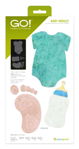 Accuquilt baby medley die - baby,