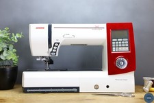 Serviced Janome MC 7700 QCP AcuFeed Sewing Machine, Extension Table + Warranty
